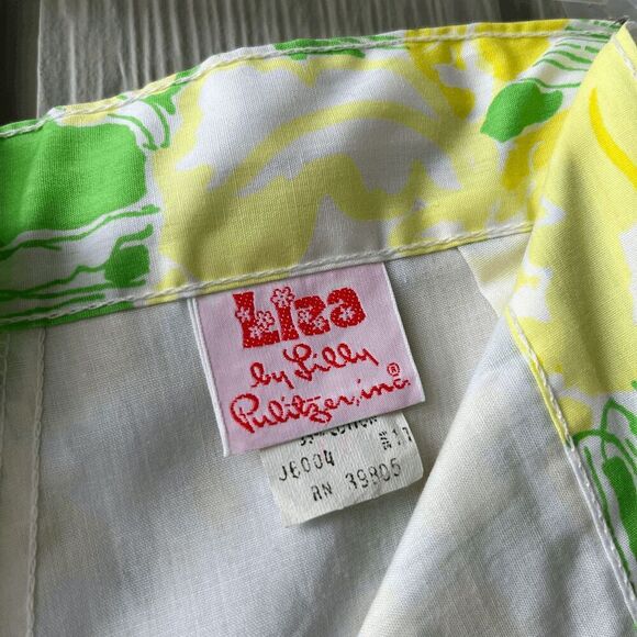 Vintage 60s/70s Lilly Pulitzer Floral Wide-Leg Pants, High-Waist - Picture 4 of 12